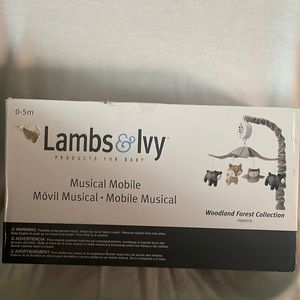 Lambs and Ivy Baby mobile (musical) Woodland Forest Collection